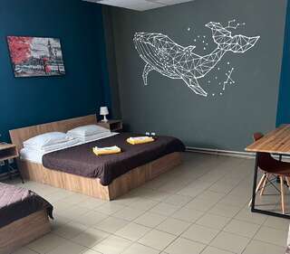Гостиница  Loft Ptz Петрозаводск Четырехместный номер «Комфорт»-8